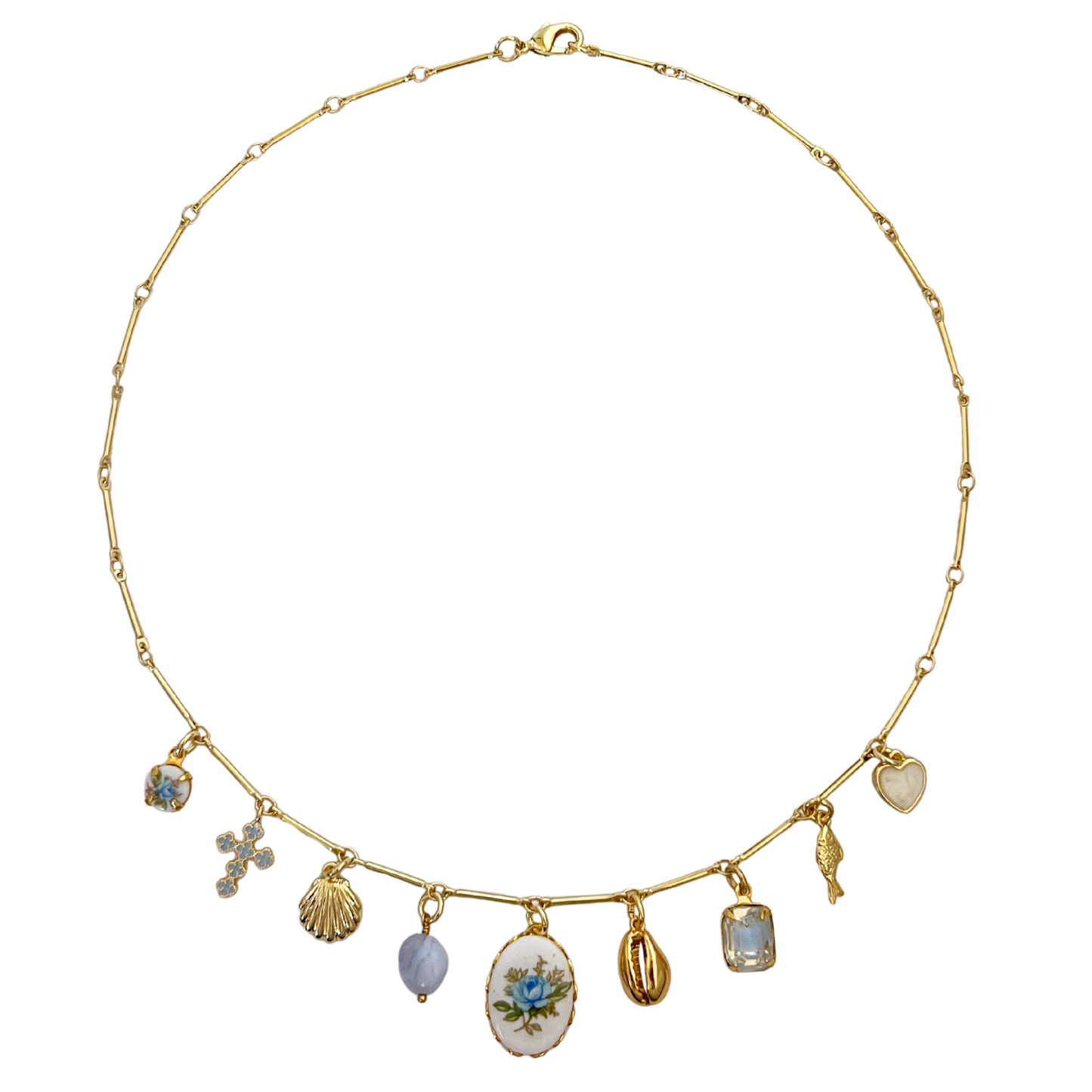 Lyra Charm Necklace