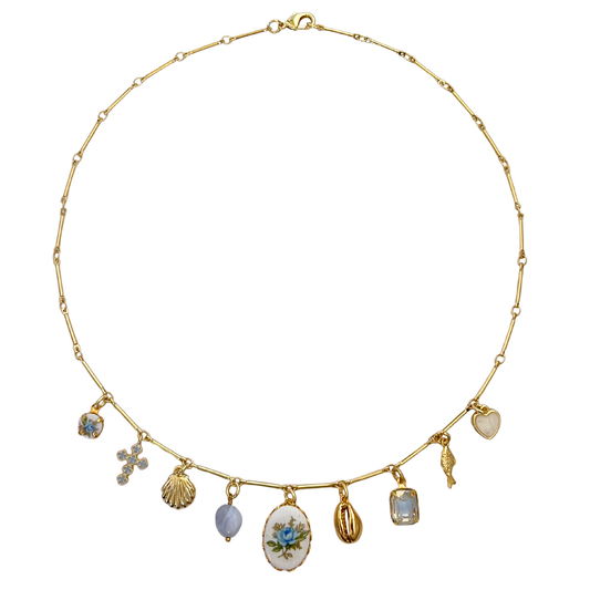 Lyra Charm Necklace