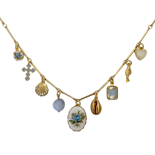 Lyra Charm Necklace