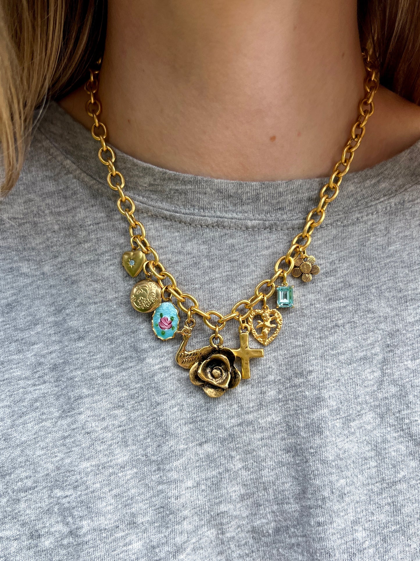 Bluebell Charm Necklace