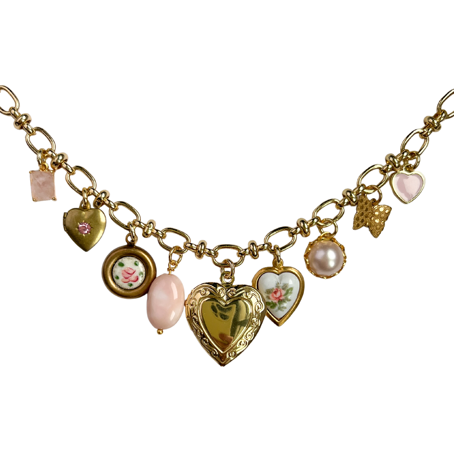 Petal Vintage Charm Necklace