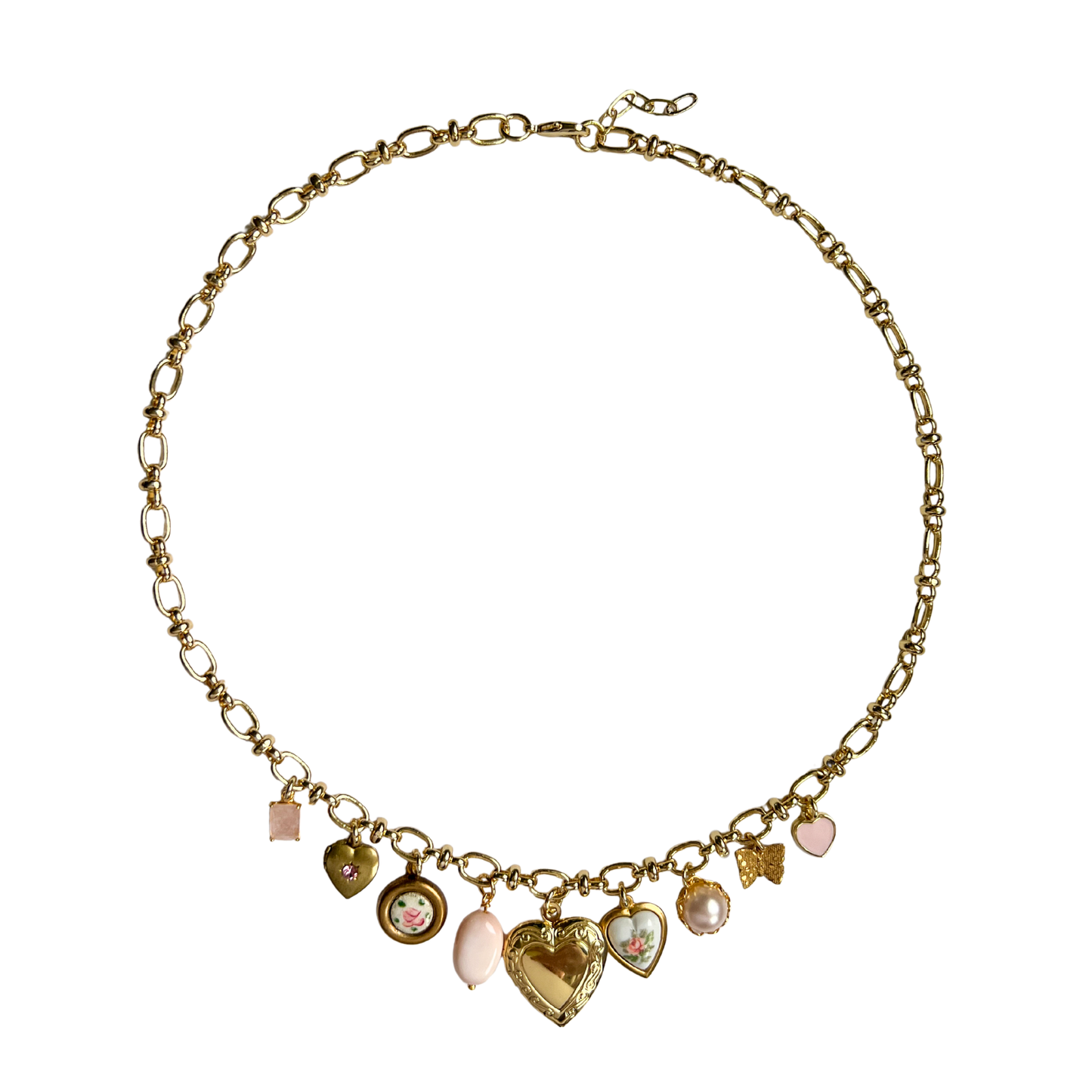 Petal Vintage Charm Necklace