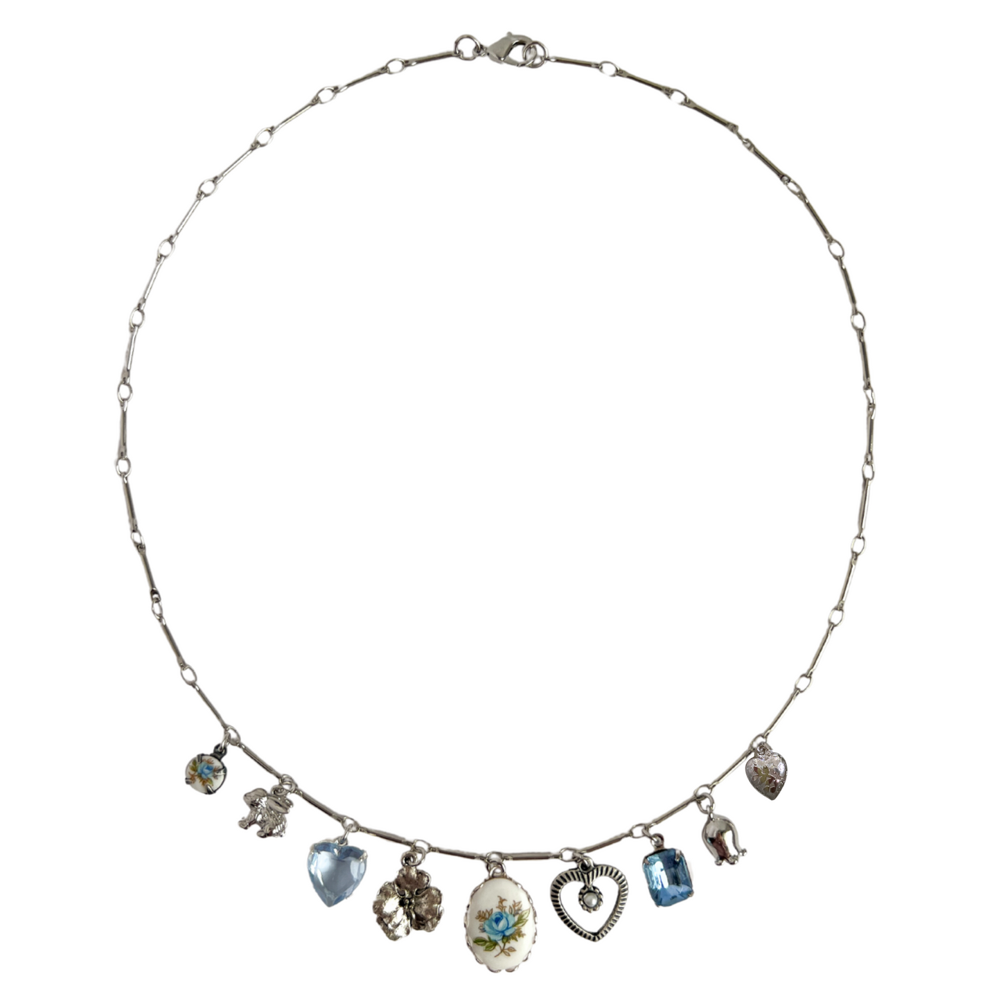 Mia Silver Charm Necklace