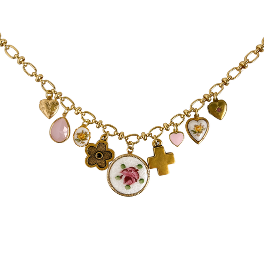 Abigail Vintage Charm Necklace