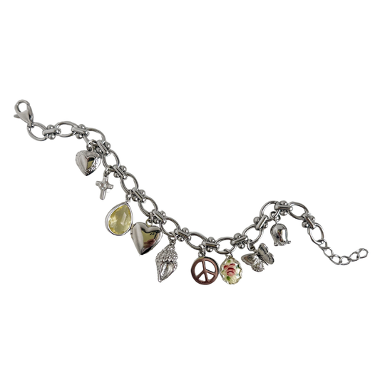 Clara Silver Charm Bracelet