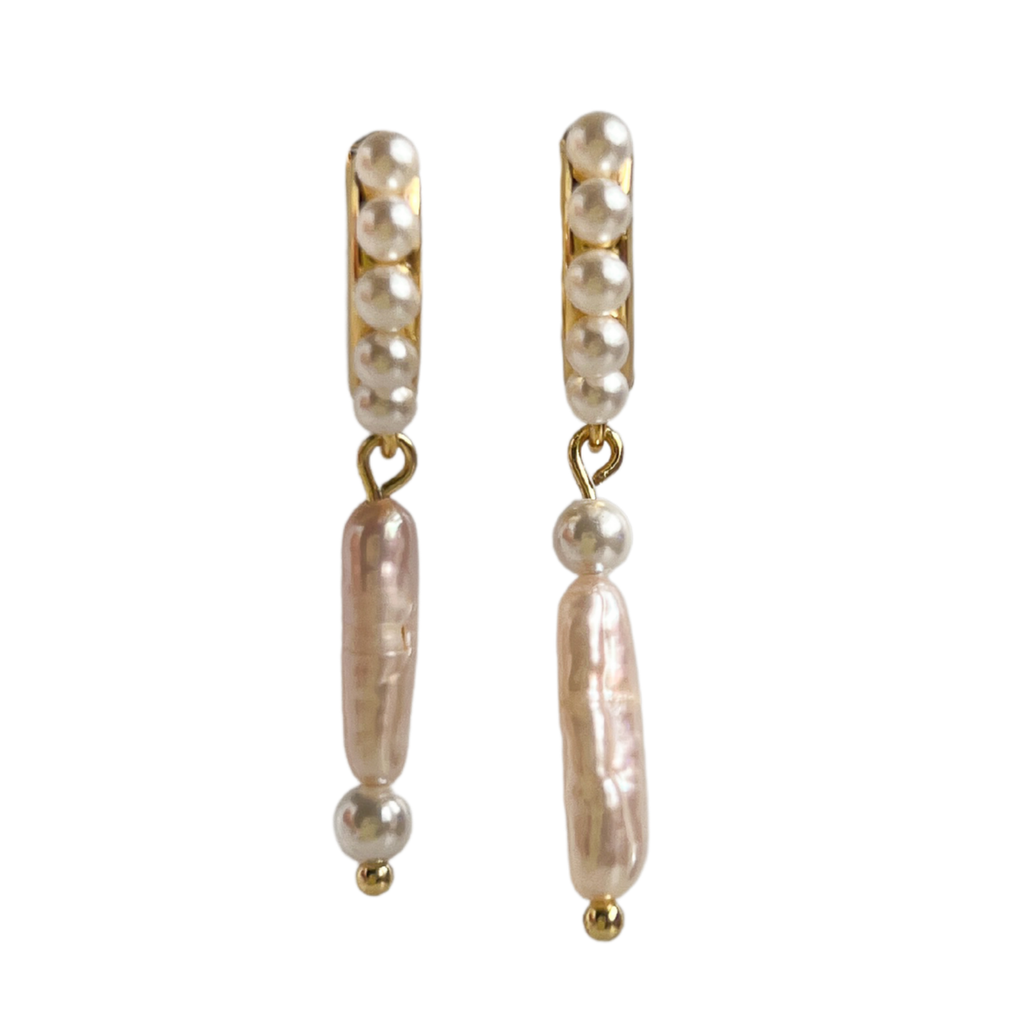 Emery Pearl Hoops