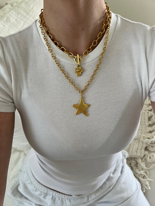 Gold Cross Necklace