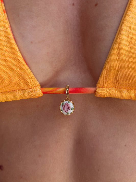 Shabby Chic Floral Bikini Charm