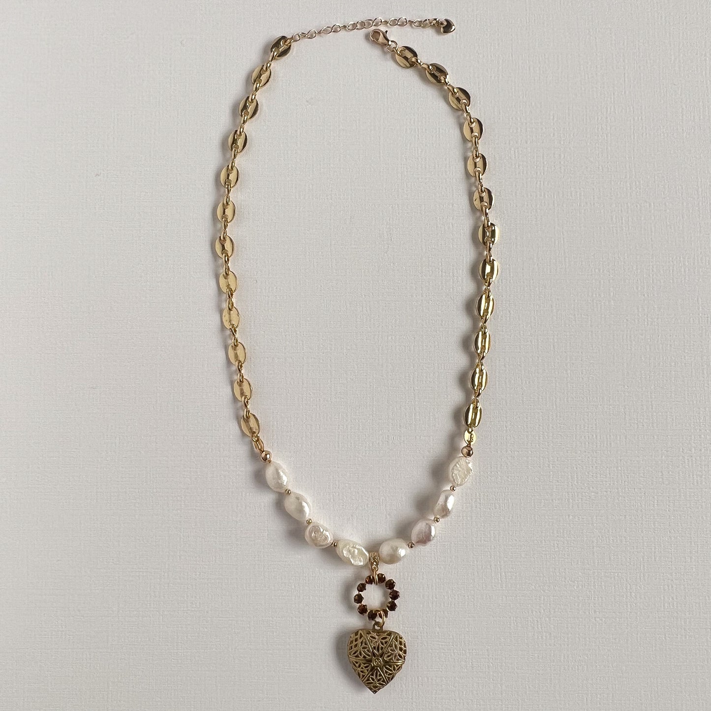 Topaz Locket Necklace