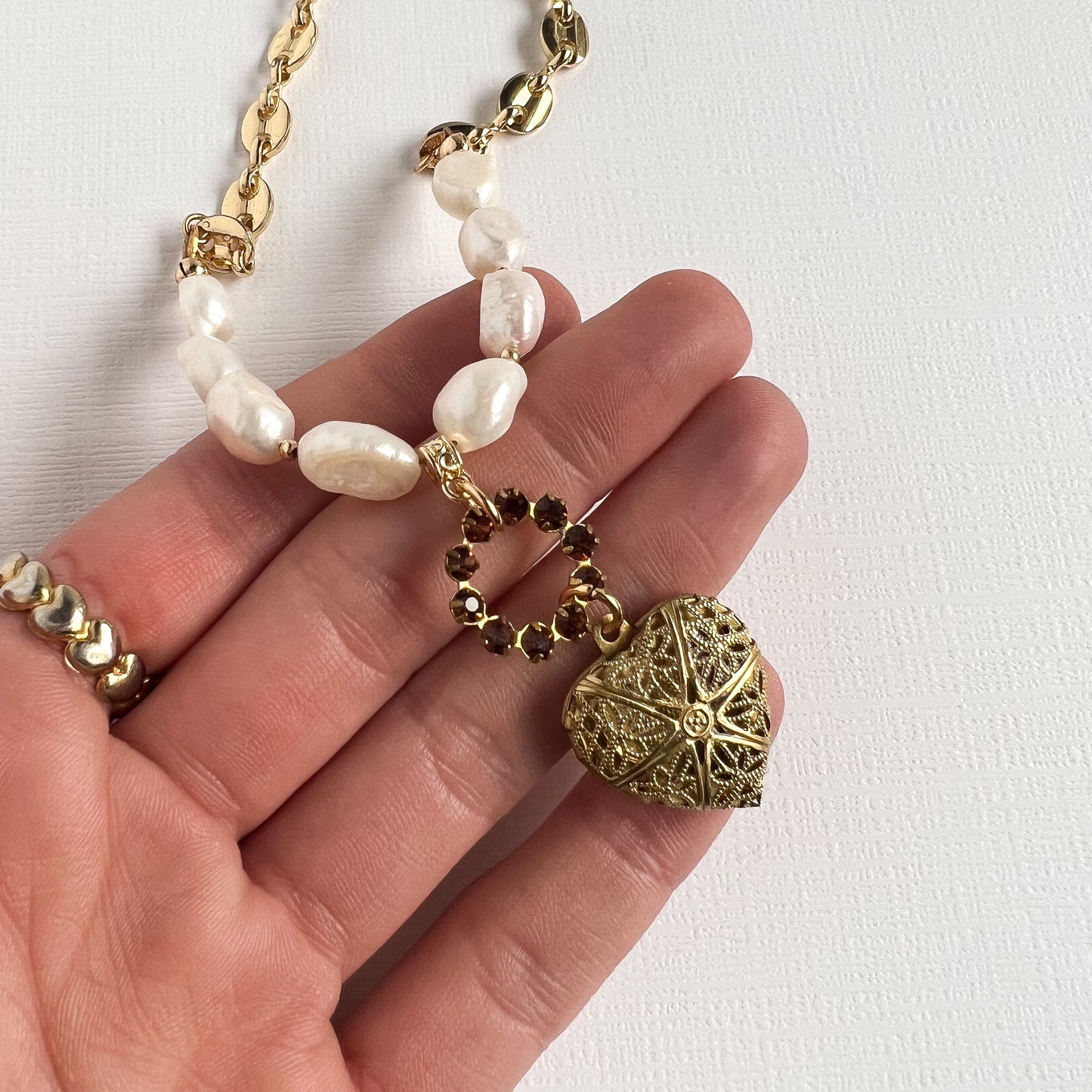 Topaz Locket Necklace