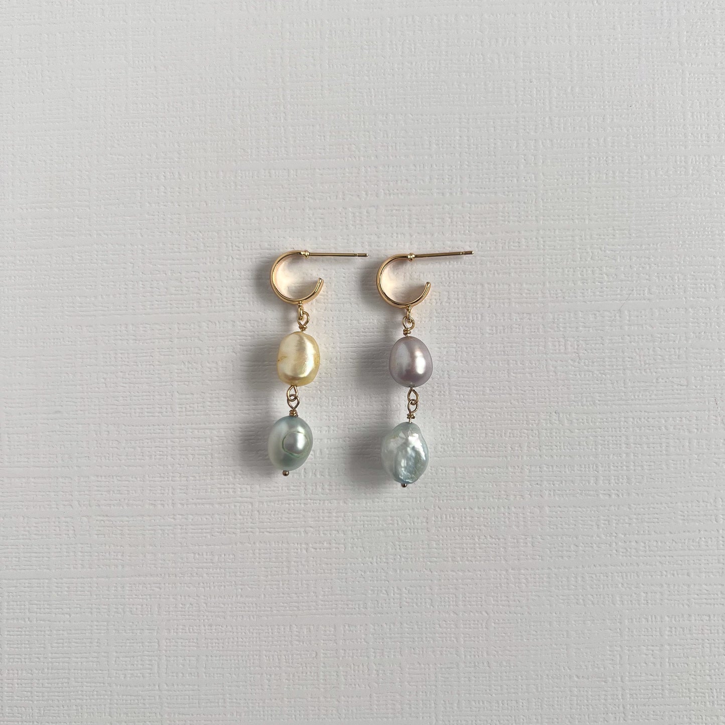Dangle Hoops - Pastel