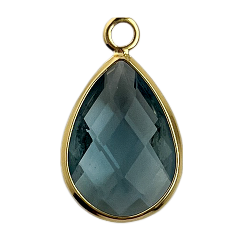 Grey/Blue Glass Stone