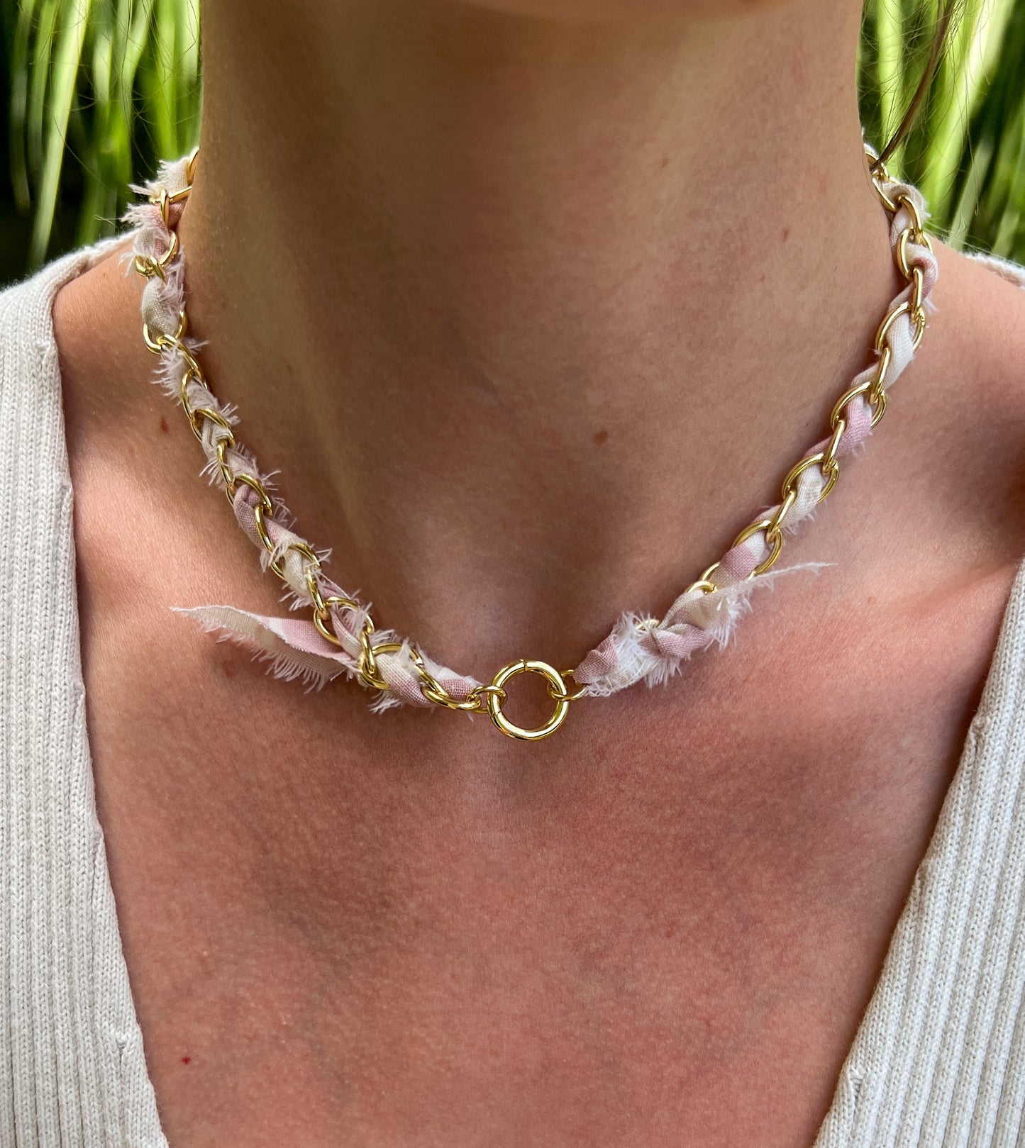 Lainey Fabric Necklace