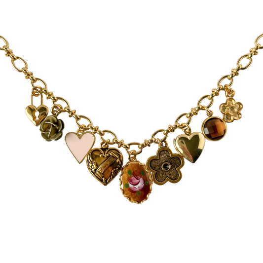 Ariella Vintage Charm Necklace