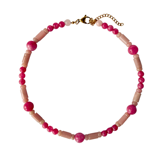 Raspberry Gelato Necklace