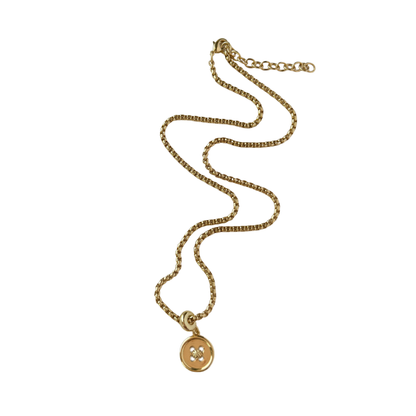 Button Necklace