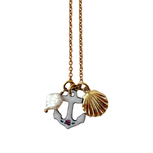 Anchored Bloom Necklace