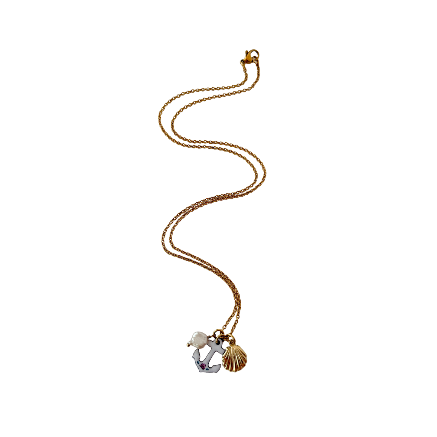 Anchored Bloom Necklace