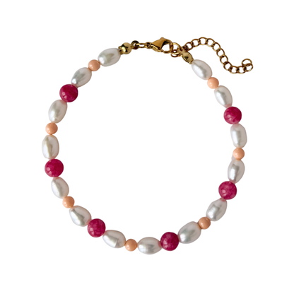 Sea Blush Anklet