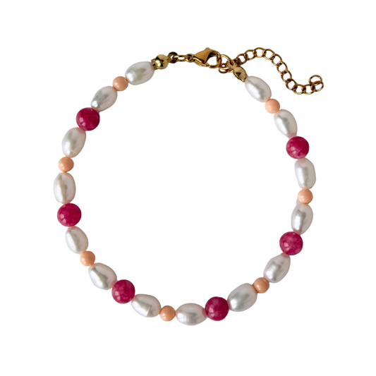 Sea Blush Anklet