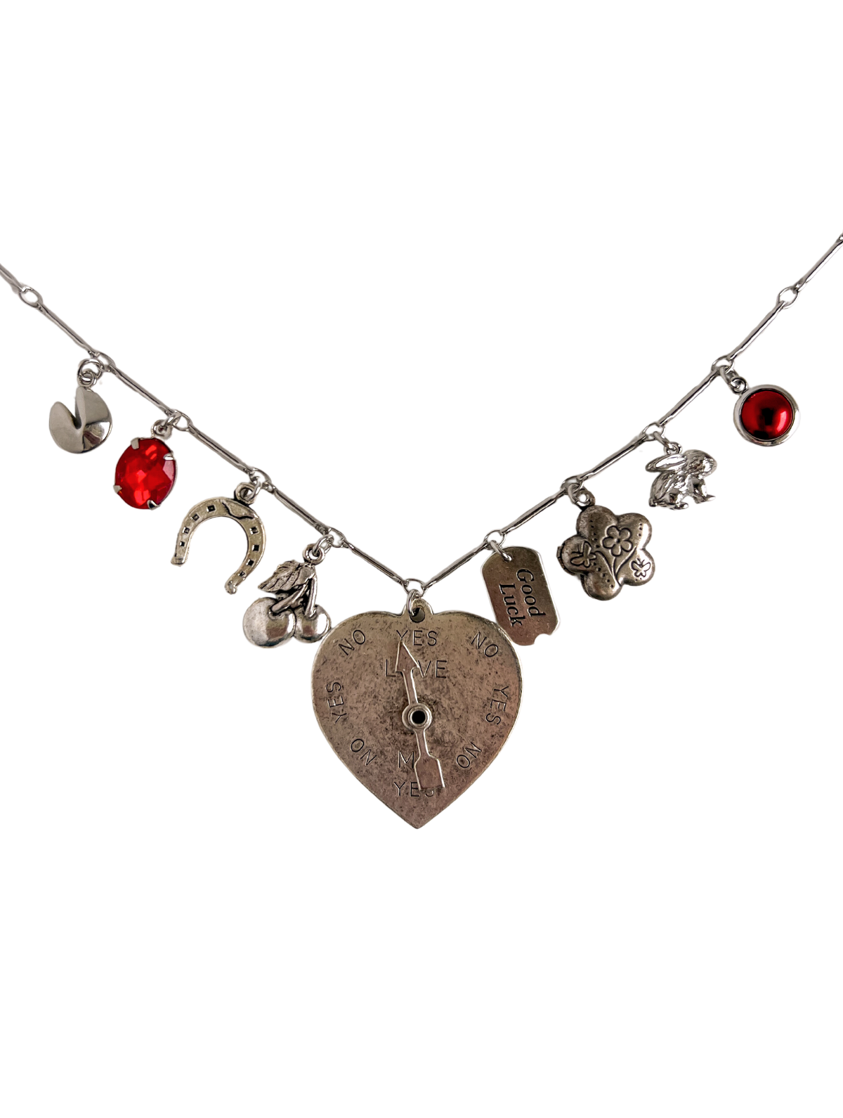 Eden Silver Charm Necklace