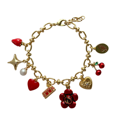 Cherry Charm Bracelet