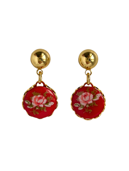 Rose Rose Earrings