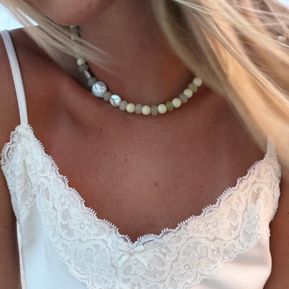 Pistachio Cream Necklace