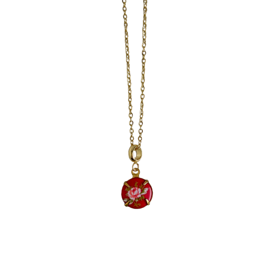 Red Rose Necklace