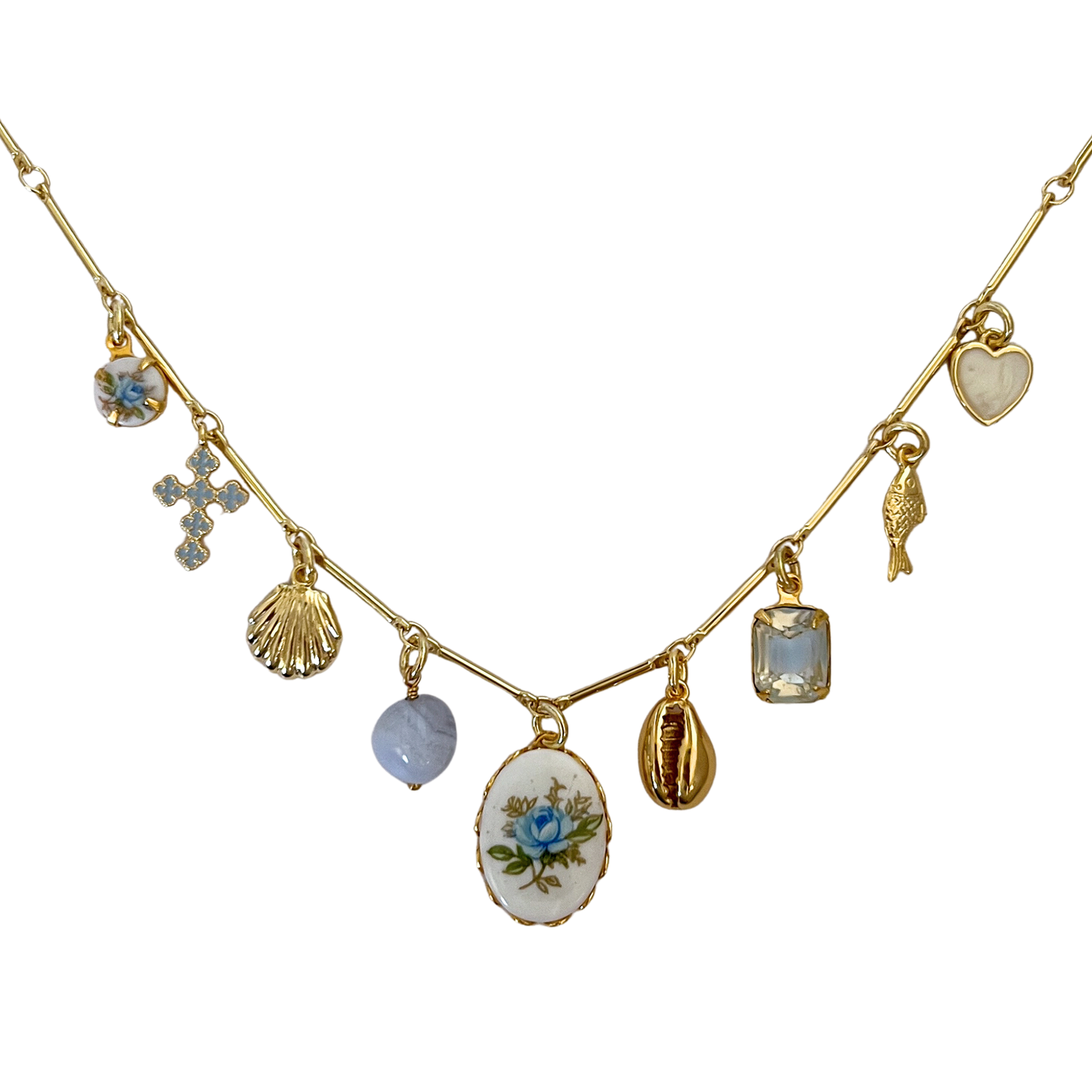 Lyra Charm Necklace