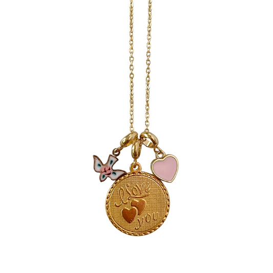 Floral Dove Necklace