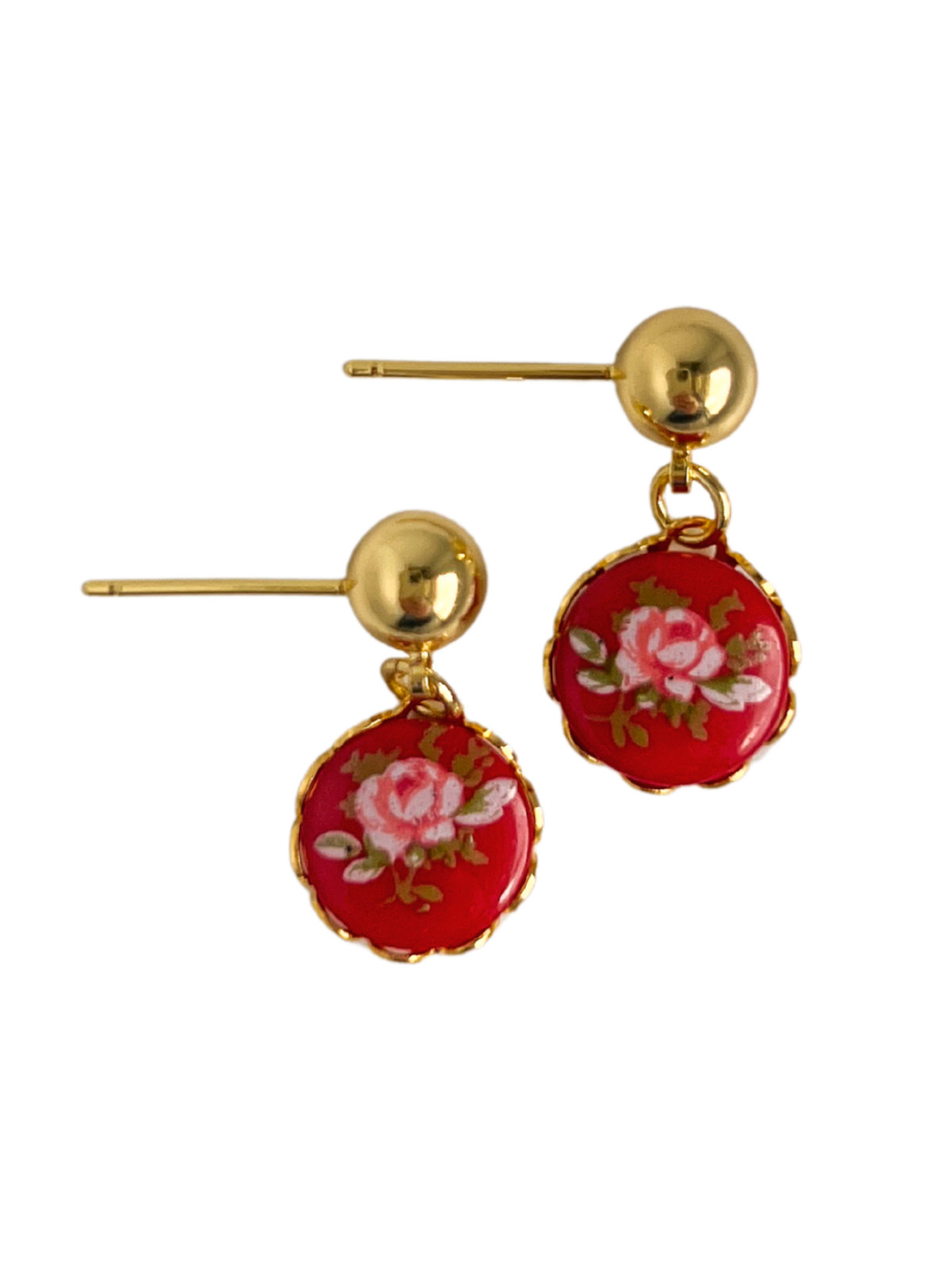 Rose Rose Earrings