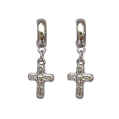 Silver Faithful Earrings