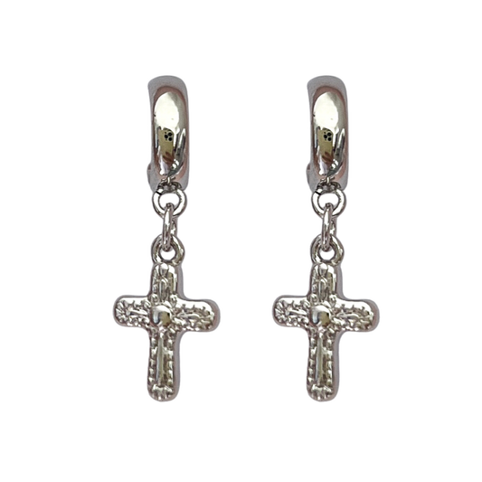 Silver Faithful Earrings