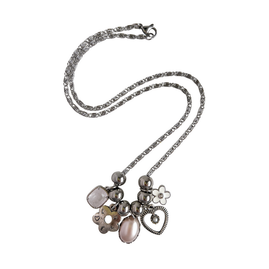 Mara Beaded Charm Necklace