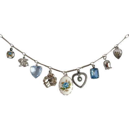 Mia Silver Charm Necklace