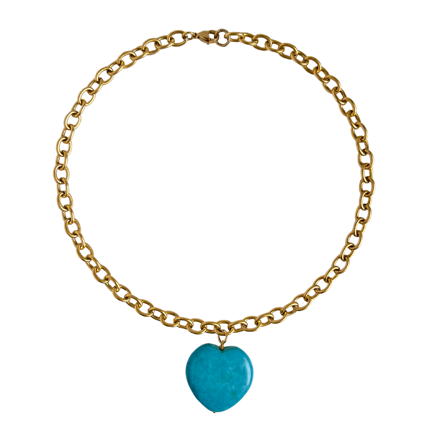 Turquoise Heart Necklace