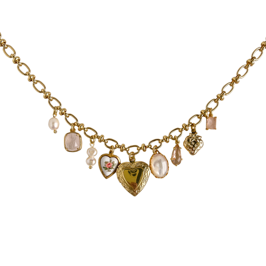 Rosie Vintage Charm Necklace