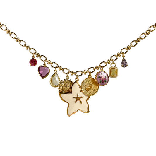 Lola Vintage Charm Necklace
