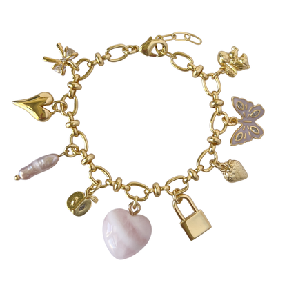 Lilac Charm Bracelet