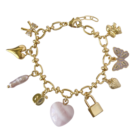Lilac Charm Bracelet