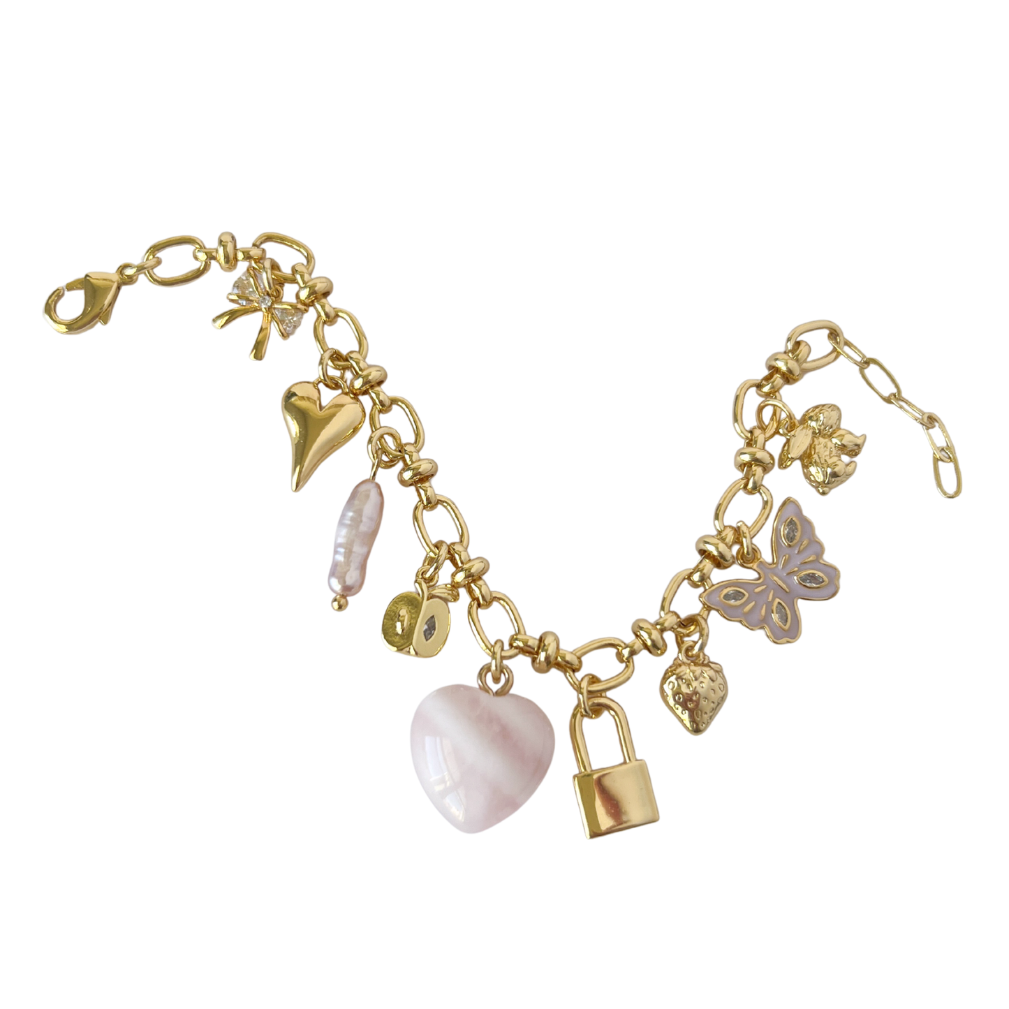 Lilac Charm Bracelet