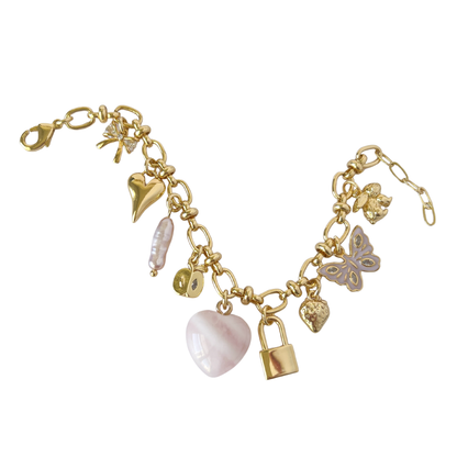Lilac Charm Bracelet