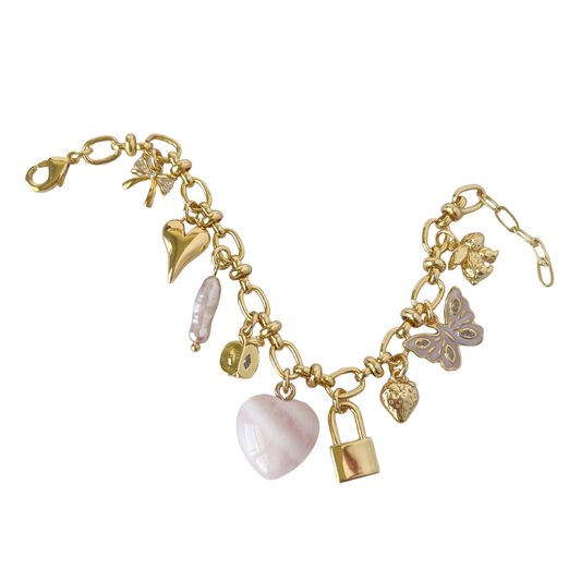Lilac Charm Bracelet
