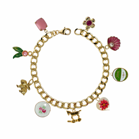 make your own custom charm bracelet