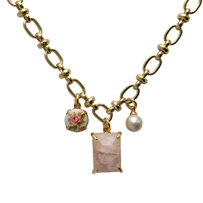 Petal Charm Necklace