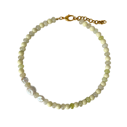 Pistachio Cream Necklace