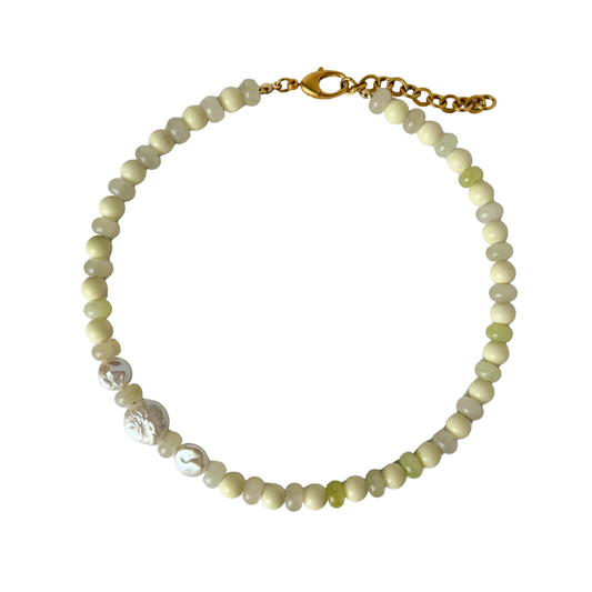 Pistachio Cream Necklace