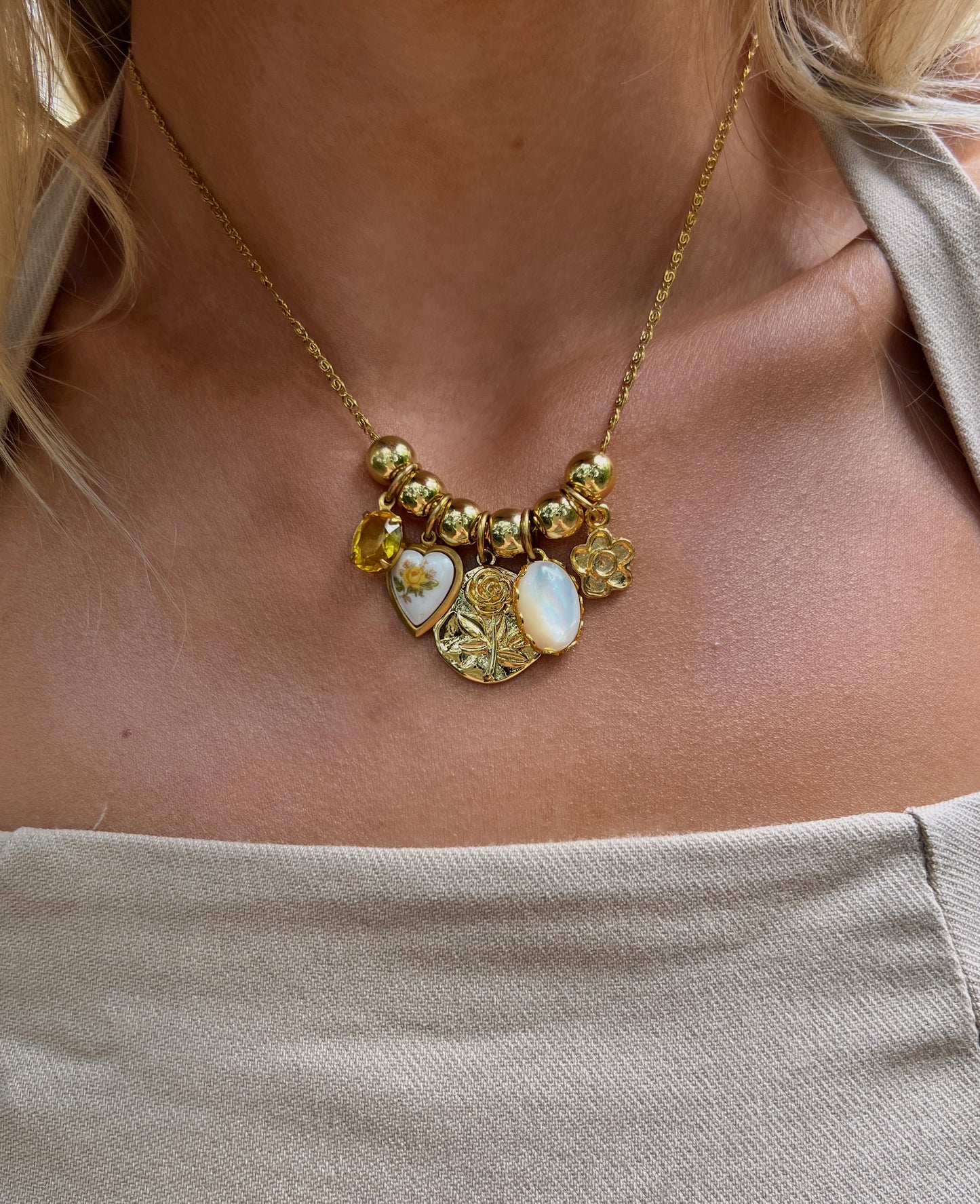 Emeline Charm Necklace