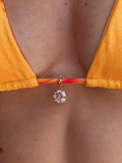 Shabby Chic Floral Bikini Charm